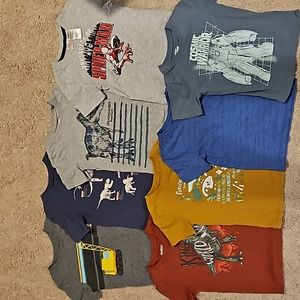 Set / lot/ bundle of eight 5T boys tshirts